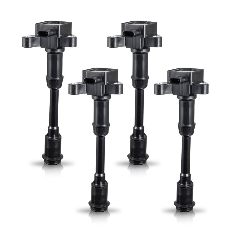 ENA Set of 4 Ignition Coil Pack Compatible with Ford 13-16 Escape, 2014 2015 2016 2017 2018 2019 Fiesta, 2013 2014 Fusion, 14-16 Transit Connect 1.6L Replace# UF674 1762724 1832313 26024066 C1830 - Image 1